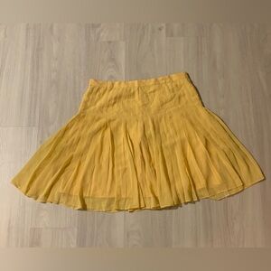 Apricot Ann Taylor Pleated Skirt 🧡